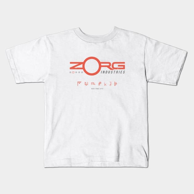 Zorg Industries (Aged look) Kids T-Shirt by MoviTees.com